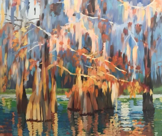 jill hackney swamp painting